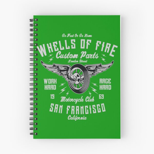 Item preview, Wheels Of Fire - Custom Parts - 1969 - Motorcycle Club - San Francisco - California designed and sold by flipper42.