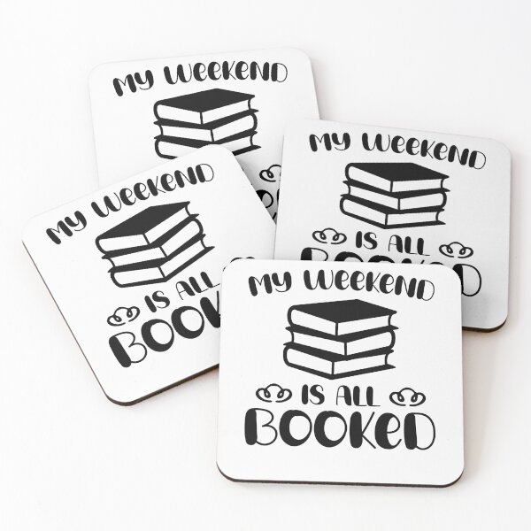 Item preview, Book Lover My Weekend Is all Booked Reader Quote designed and sold by KD Merch.