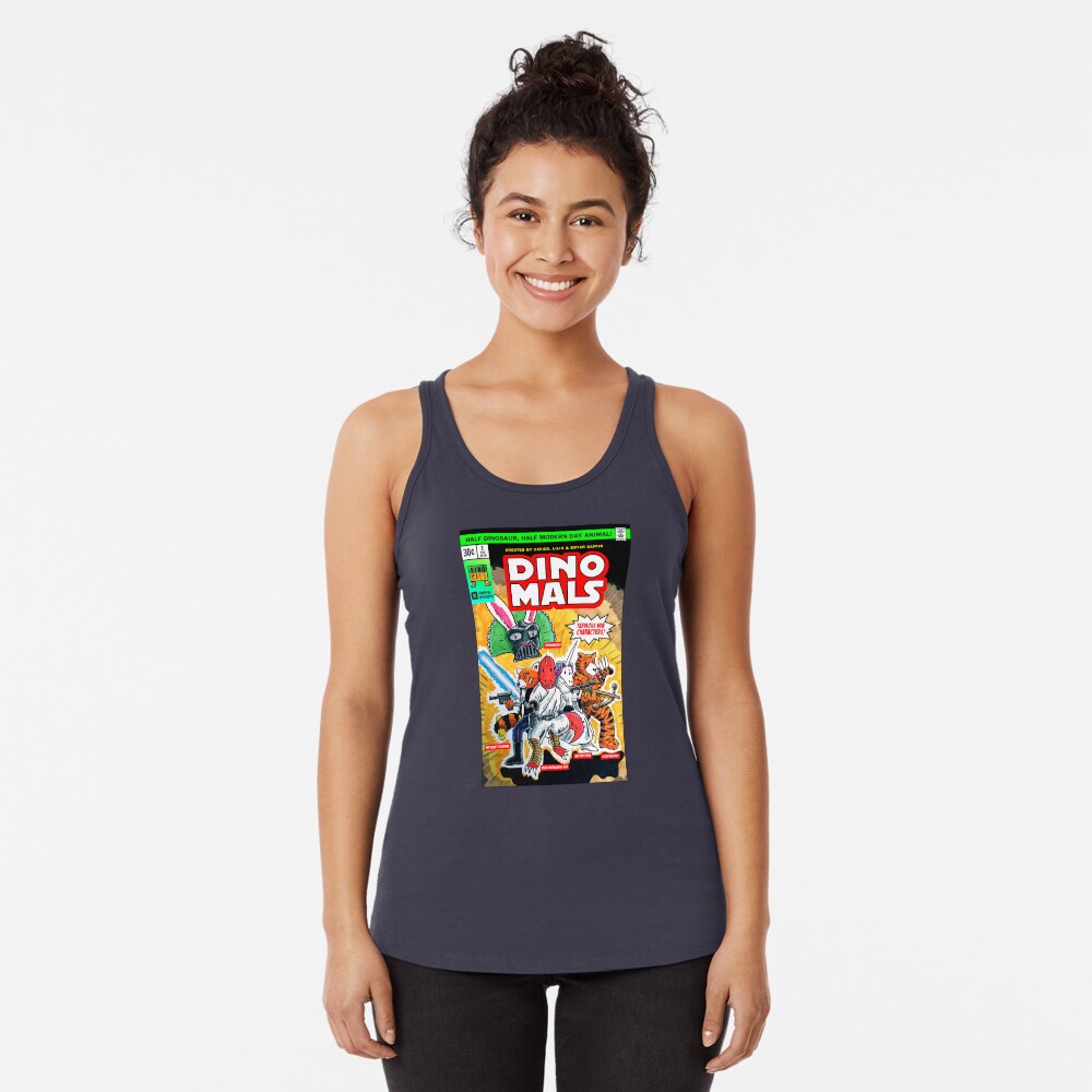 DINOMALS Cover Racerback Tank Top