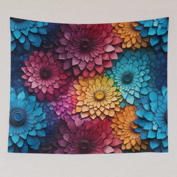 Item preview, Embossed Colorful Floral designed and sold by MapleTArts.