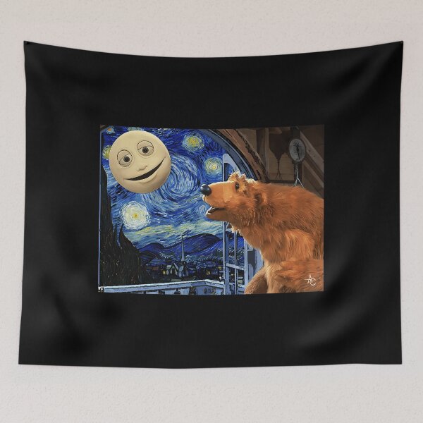 Item preview, Bear in the big blue house with Starry night  	 designed and sold by nccopkdv35.