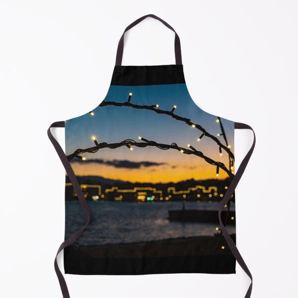 Item preview, Chania Harbor Christmas Lights designed and sold by natejordanphoto.