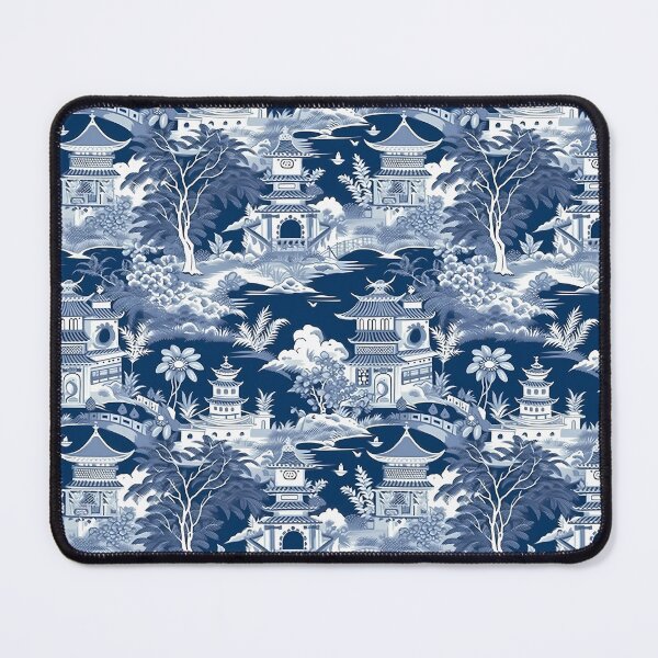 Item preview, Blue and White Chinoiserie designed and sold by YourPattern.