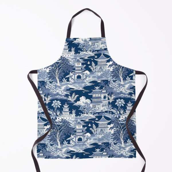 Item preview, Blue and White Chinoiserie designed and sold by YourPattern.