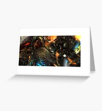 Alien City Greeting Card