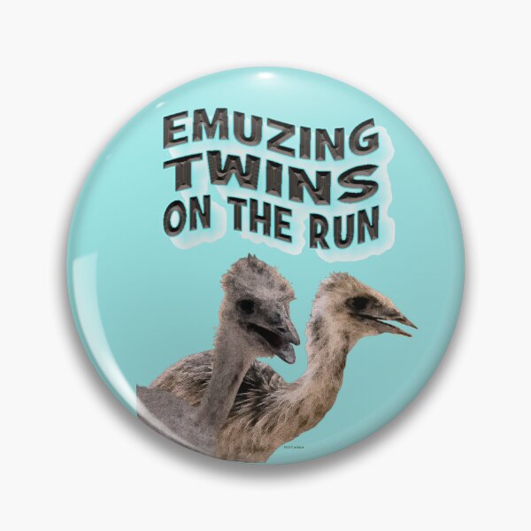 Item preview, EMUzing Twins on the Run designed and sold by kristalcurt.