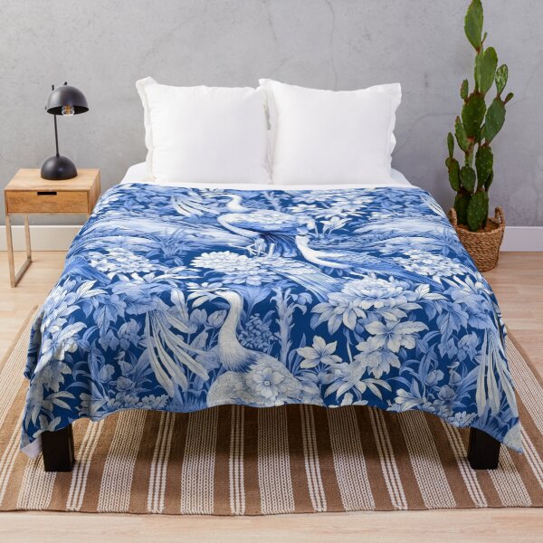 Item preview,  Blue and White Chinoiserie designed and sold by YourPattern.