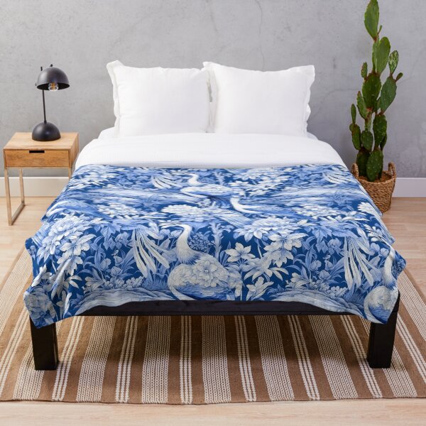 Item preview,  Blue and White Chinoiserie designed and sold by YourPattern.