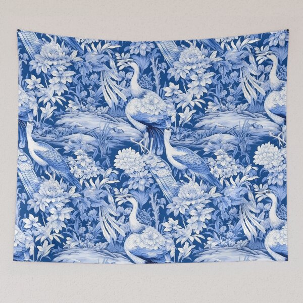 Item preview,  Blue and White Chinoiserie designed and sold by YourPattern.