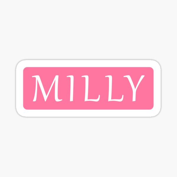 What is the discount name milly short for