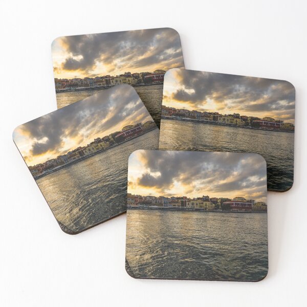 Item preview, Chania Harbor Sunset designed and sold by natejordanphoto.