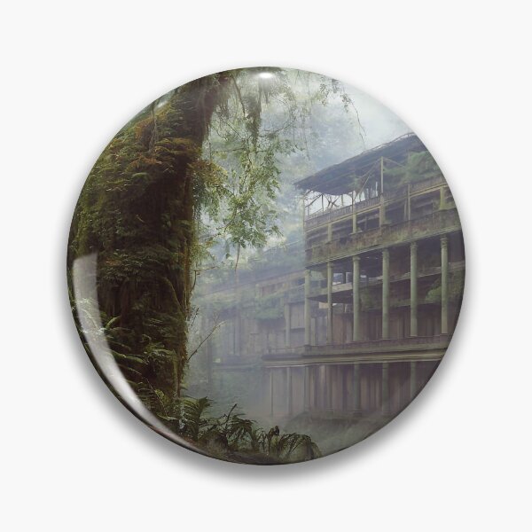 Item preview, Abandoned asylum in amazonian rainforest designed and sold by m-y-A-I-A-R-T-.