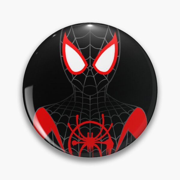 Black Spiderman Pins and Buttons for Sale
