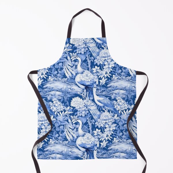 Item preview, Blue and White Chinoiserie designed and sold by YourPattern.
