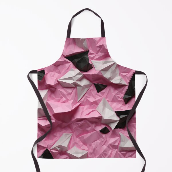 Item preview, Colorful fantasy pattern pink raspberry strawberry black white ornaments 3D designed and sold by G-M-Designs.