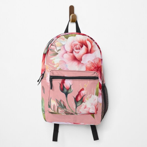 Item preview, T-shirt with flowers in watercolor style designed and sold by ploen kongsuwan.