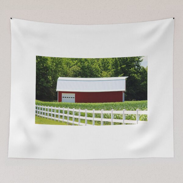 Item preview, Red Barn And White Fence designed and sold by Cynthia48.
