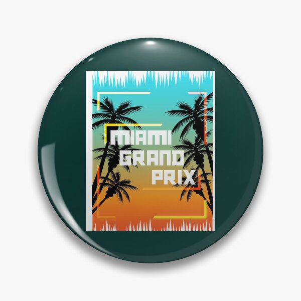 Artikelvorschau, F 1 Miami Gp Aqua Grafik entworfen und verkauft von LuxuryMTShop.