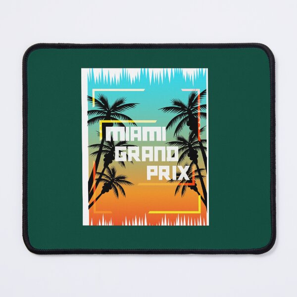 Item preview, F 1 Miami Gp Aqua Graphic designed and sold by LuxuryMTShop.