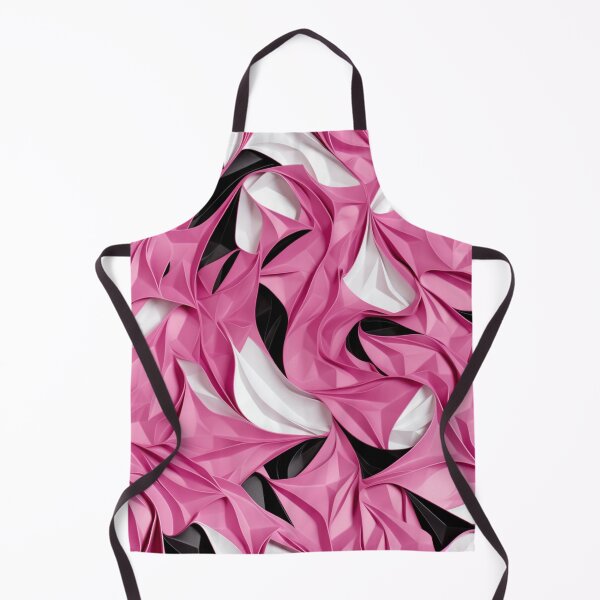 Item preview, Colorful fantasy pattern pink raspberry strawberry black white ornaments 3D designed and sold by G-M-Designs.