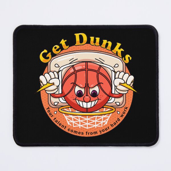 Item preview, Get Dunks, the cartoon basketball mascot designed and sold by Kevyn Adha.