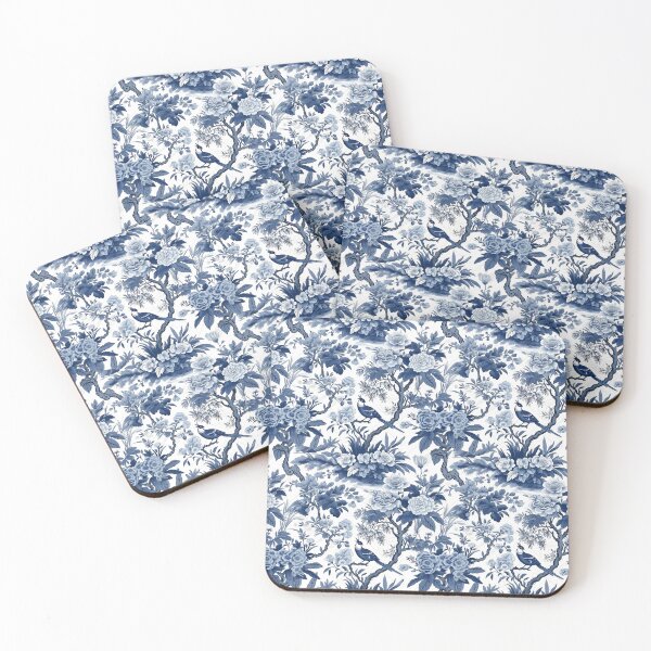 Item preview, Blue and White Chinoiserie designed and sold by YourPattern.