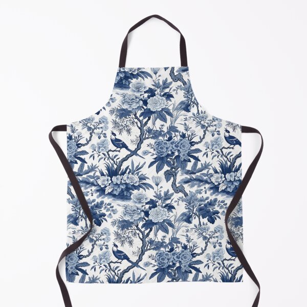 Item preview, Blue and White Chinoiserie designed and sold by YourPattern.
