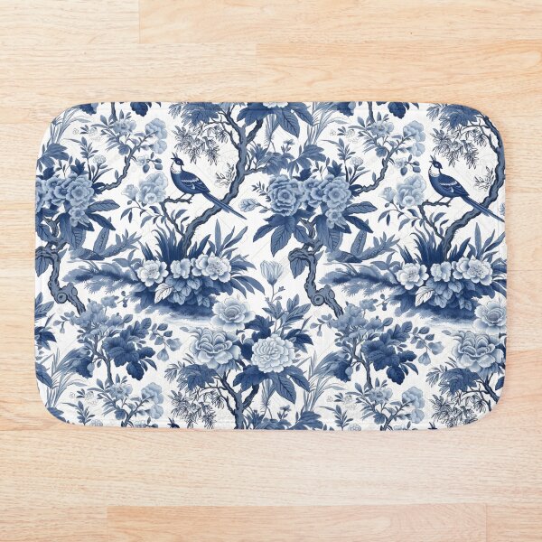 Item preview, Blue and White Chinoiserie designed and sold by YourPattern.