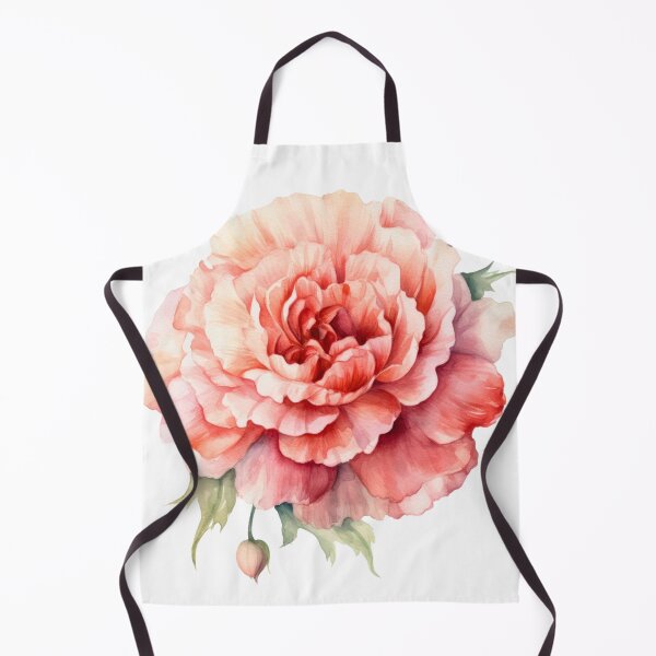 Item preview, carnation flower bouquet watercolor style designed and sold by ploen kongsuwan.