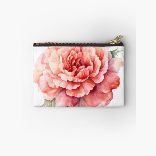 Item preview, carnation flower bouquet watercolor style designed and sold by ploen kongsuwan.