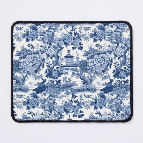 Item preview, Blue and White Chinoiserie designed and sold by YourPattern.