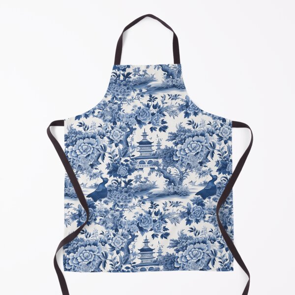 Item preview, Blue and White Chinoiserie designed and sold by YourPattern.