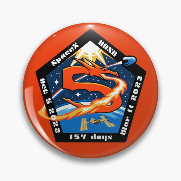 Item preview, NASA SpaceX Crew-5 mission commemorative patch designed and sold by SolidEarthArt.