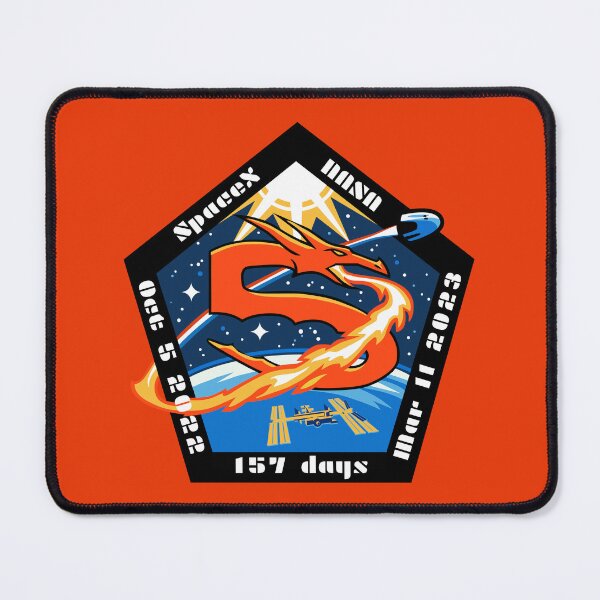 Item preview, NASA SpaceX Crew-5 mission commemorative patch designed and sold by SolidEarthArt.