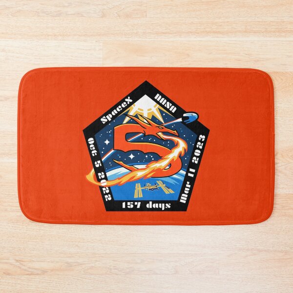 Item preview, NASA SpaceX Crew-5 mission commemorative patch designed and sold by SolidEarthArt.