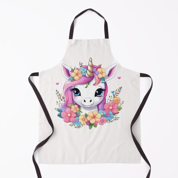Item preview, Cute Baby Unicorn with Flowers designed and sold by Trace1234.