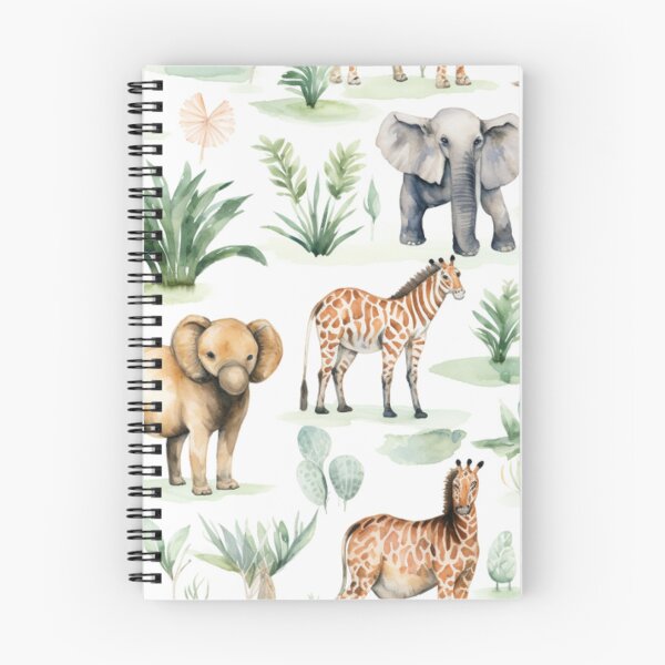 Aperçu de l'œuvre Safari aventure aquarelle transparente motif créée et vendue par PutsGroup.