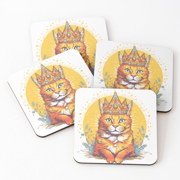 Item preview, Orange cat queen with crown designed and sold by ploen kongsuwan.