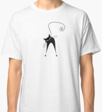 Black cat silhouette Classic T-Shirt