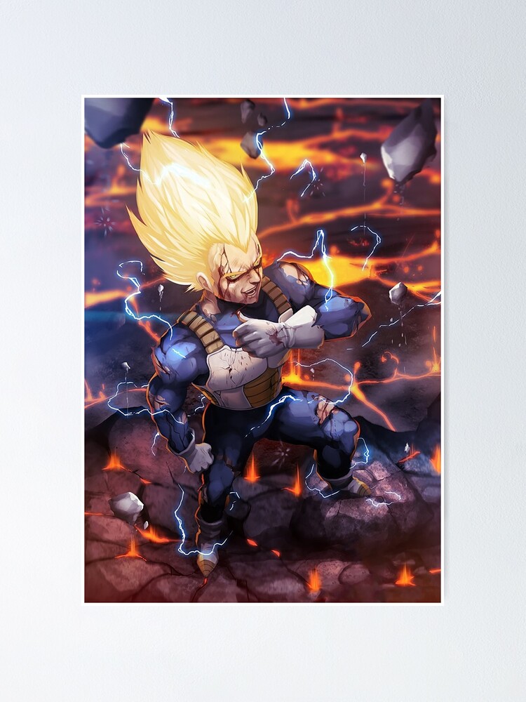 Goku SSJ Blue Poster for Sale by Aristote