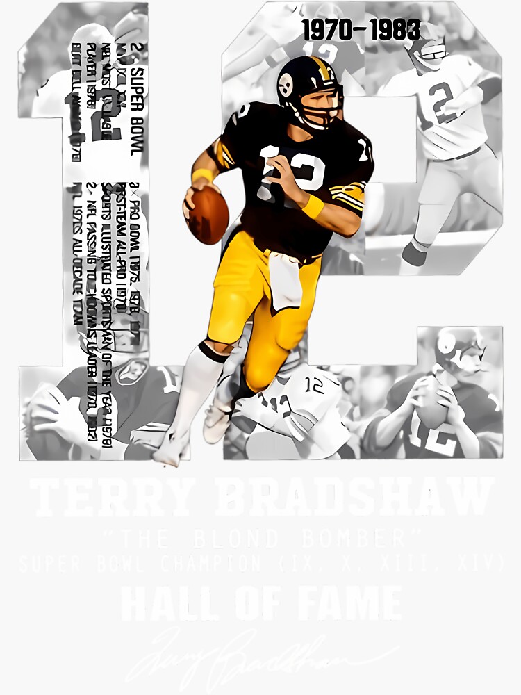 Terry Bradshaw Signed Poster & Authentic NFL Helment for Sale in