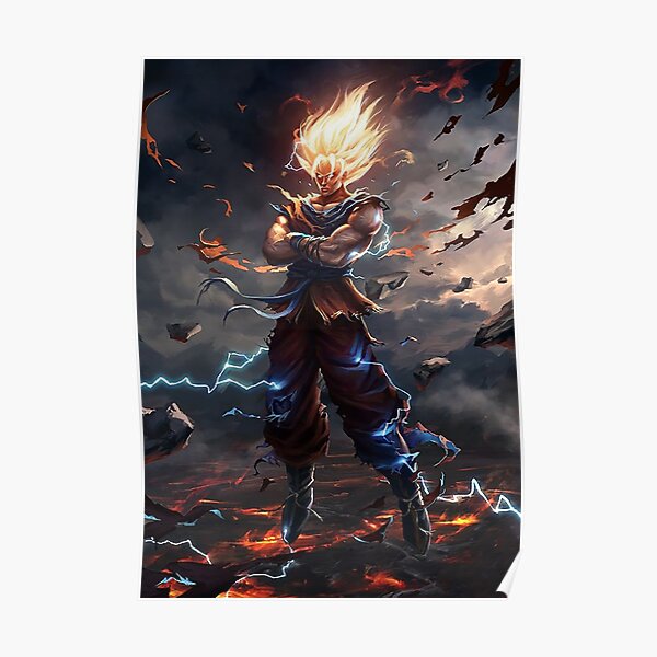 Son Goku Super Saiyan Poster