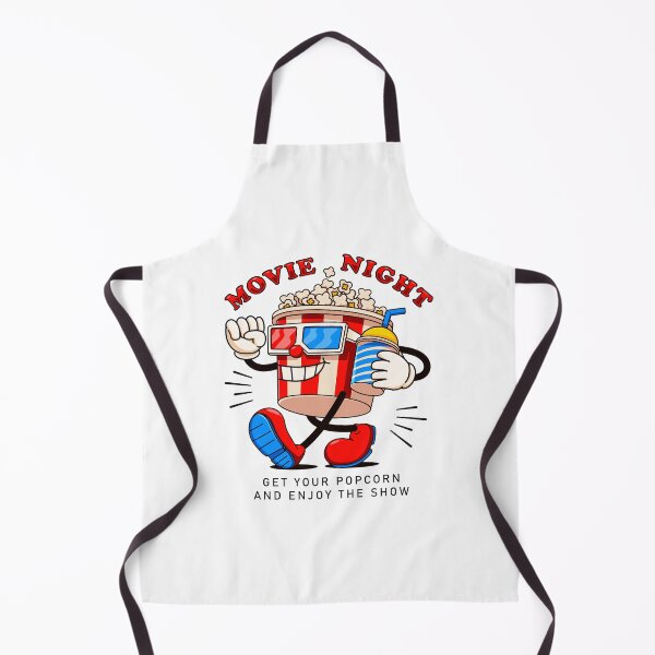 Item preview, Movie night. Popcorn cartoon mascot will watch the movie designed and sold by Kevyn Adha.