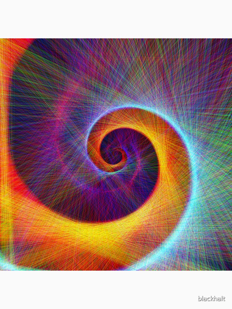 Fibonacci spiral, linify by blackhalt