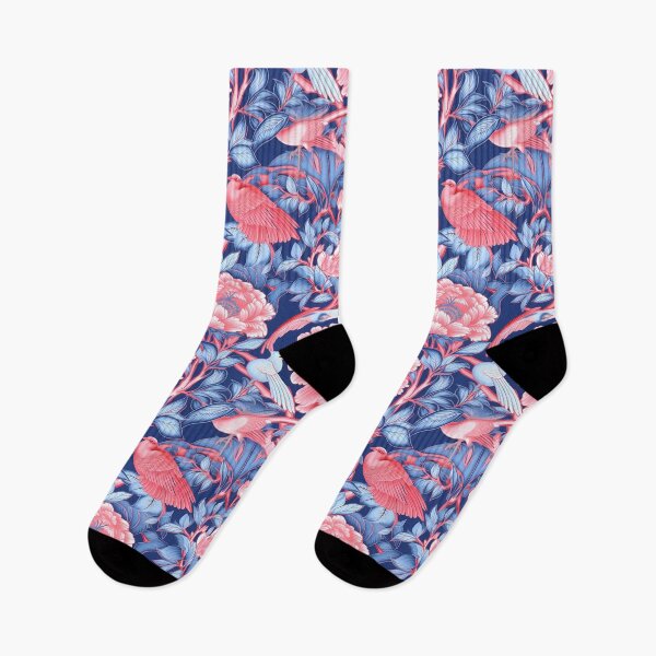 Item preview, Blue and Pink Chinoiserie designed and sold by YourPattern.