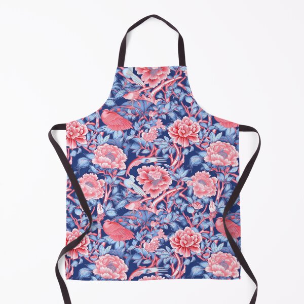 Item preview, Blue and Pink Chinoiserie designed and sold by YourPattern.