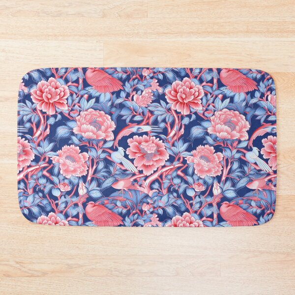 Item preview, Blue and Pink Chinoiserie designed and sold by YourPattern.