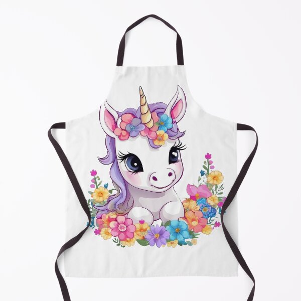 Item preview, Adorable Baby Unicorn with flowers designed and sold by Trace1234.