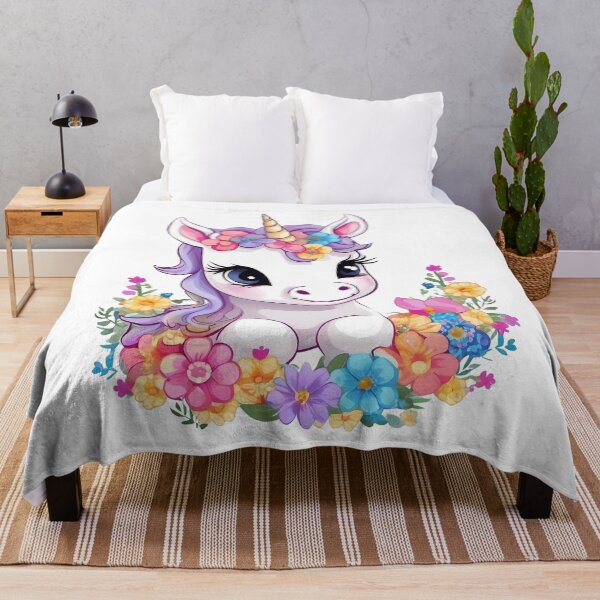 Item preview, Adorable Baby Unicorn with flowers designed and sold by Trace1234.