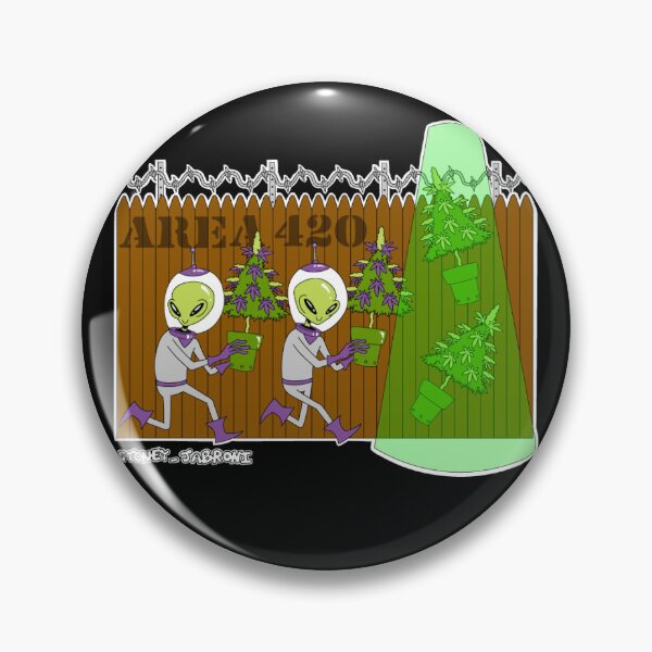 Item preview, Area 420 Weed Thief Aliens designed and sold by stoneyjabroni.